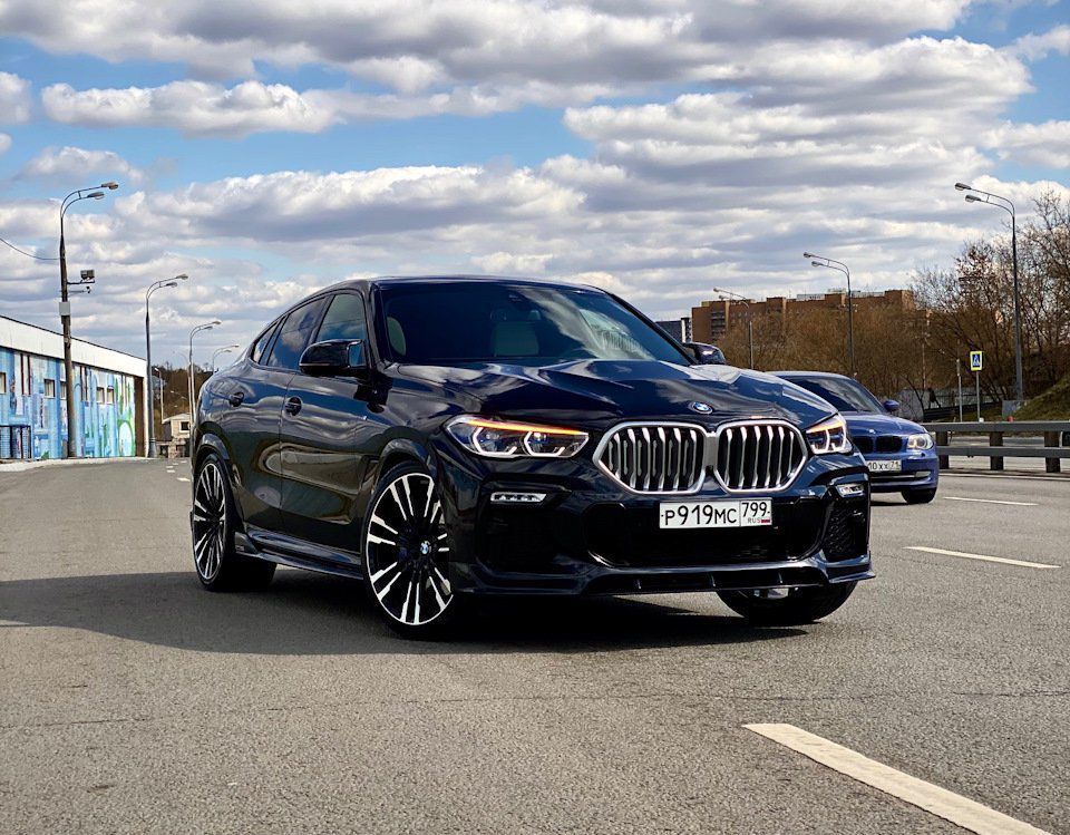 BMW x6m тонированный